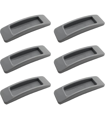 4 Pomos Para Puerta Autoadhesivos - Tiradores De Plástico ABS, Fácil Instalación Sin Taladro, Para Puertas De Cristal, Balcón, Armarios