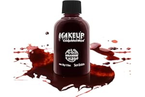 VIOLA HOUSE Maquillaje Coagulado Sangre, Profesional Realista Sangre Falsa Efecto Especial para Halloween Escenario Vestir Cosplay Teatro SFX Maquillaje (50g/1.76oz)