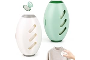 QOUBNIC Reusable Lint Sticky Roller, 2 Piezas Bola de Gel Adhesivo Lavable para Quitar Pelusas, Rodillo Quita Pelusas Removedor, Pegajoso de Pelusa Lavable, Hair Remover for Clothes Portable