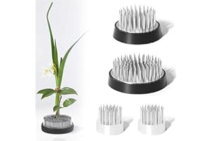 AMONENZ 4 Stück Steckigel Blumen, Rund Blumen Frosch Edelstahl, 3 Größen Ikebana Blumenhalter, Blumenarrangement Werkzeug für Haus, Garten, Hotel