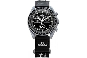 Omega x Swatch Moon Swatch Mission to The Moon Speedmaster Negro - Nuevo, SO33M100, Unisex, negro, Moderno, negro, Moderno