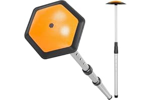 OUUTMEE Golf Reisetaschen Stützstange, Aluminium Golf Stützstange Sechseckig Schlagfestig Golf Reiseabdeckung Flexible Golf Club Travel Support Schutz Stick Bar