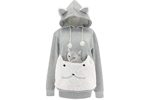 Womens Hoodies Katt Öron Tröja Mode Grafisk Pullover Toppar Avslappnad Huva Med Stor Ficka