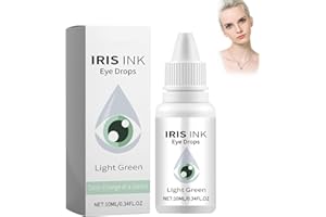 CYNAMUS Iris Ink Augenfarbwechsel-Tropfen, Farbwechsel-Augentropfen Tropfen Zur Änderung Der Augenfarbe Tropfen Ändern Ihre Augenfarbe,Farbwechselnde Augentropfen Erhellen Und Erhellen Ihre Augenfarbe (Grün)