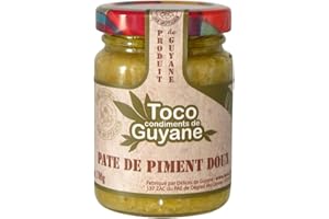 TOCO - Délices de Guyane – Pâte De Piment Prune de Cythère – Parfume Naturellement Tous Vos Plats – Ingrédients Naturels Et 100 % Français – 100 Grammes