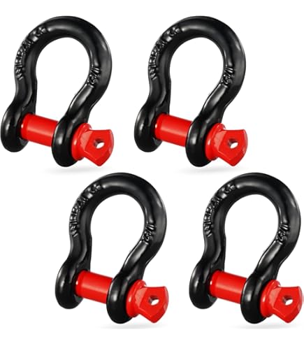 2 Pièces Manille En Acier, Manilles En Acier, Manille Haute Résistance