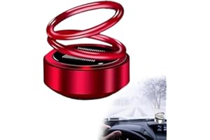 FROVI Mini Radiateur CinéTique Portable, Radiateur CinéTique, Mini Chauffage CinéTique Portable, Rotation à 360 DegréS, Pour VéHicules, Salons, Salles De Bains (Rouge)