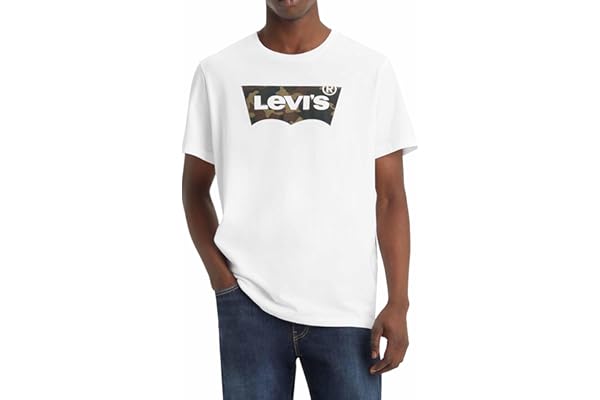 Levi's Housemark Graphic Tee T-Shirt Homme, Pattern Batwing Logo