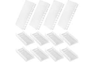 BABAHUANHUAN 12 Piezas Tiras de Cobertura para Cuadro Eléctrico, Cubrehuecos Modulares Ciegos para Caja de Fusibles, Compatible con Schneider, Hager, Legrand