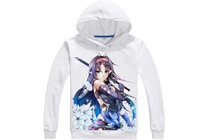 WANHONGYUE Sword Art Online SAO Anime Pullover Hoodie Cosplay Kleidung Kapuzenpulli Sweatshirt Top Mäntel