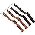HEALLILY 2 Pairs High Heel Anti- Slip Shoe Straps Shoe Strings Ankle Shoelace Replacement for Women Girl Brown