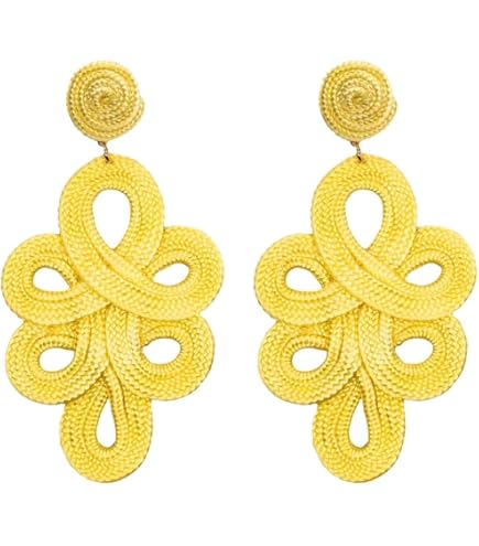 Pendientes Colgantes Dorados De Filigrana – Disco Tallado Hueco Geométrico Floral, Estilo Boho Para Mujer (Regalo Boda/Prom)