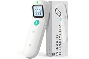FEMOMETER FAMILY Thermomètre Frontal, Précision Professionnelle, Indicateur de Fièvre, Mode Silencieux, Meilleure Expérience de Mesure, Thermomètre Infrarouge Numérique Sans Contact pour bébé, enfants et adultes