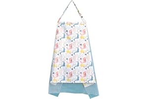 TEOGNEOT Paño de lactancia para bebé, funda de algodón, malla ajustable, protección visual