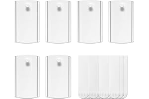 JELLYSUB Jumbo Accroche Universelle Adhésive pour Tableaux, 6 Cintres pour Tableaux, 16 Grandes Bandes Adhésives Amovible, Crochets sans Dommages, très Résistants, Accroche Tableau sans Percer