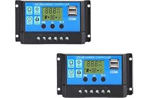 GERUI 2 Stück Solar converter 30A solar charger controller (30A)