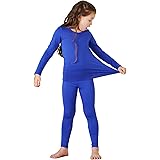 LAPASA Bambina Set Termico Intimo Maglia a Manica Lunghe e Pantaloni Inverno Strato Base Due Pezzi G03