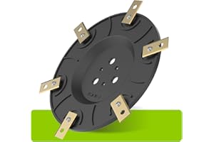 Evenlinkics mähroboter zubehör-6 Rasen Rakel mähroboter messerteller,Kompatibel mit Worx S&M(bis BJ 2020),Landxcape,Kress und Einhell Mähroboter.