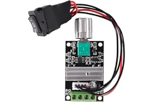 DODGE DESIGNS 6V 12V 24V 28V 3A 80W DC Brushed Motor Speed Controller (PWM) Speed Adjustable Reversible Switch 1203BB DC Motor Driver With Reverse Switch