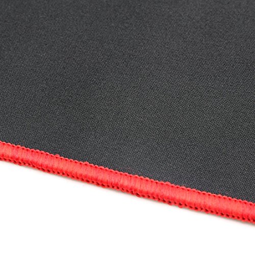 Newsky Hohe Genauigkeit Leistung wasserabweisend 600 x 300 x 3 mm Gaming Mauspad Mauspad mit rutschfester Gummi-Boden Verlängerte rot rot - 5