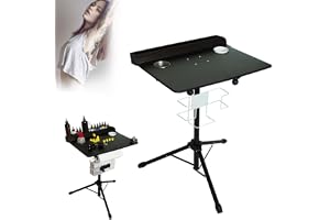 Tatueringsarbetsstation, bärbar avtagbar tatueringsstudioutrustning justerbart skrivbordsbord stor mobil arbetsstation för tatuering skönhet massage pedikyr manikyr salong instrument