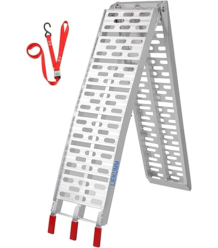 Wiltec Access Ramp 3-way Folding 172cm 340kg Ramp Aluminium Access Rail Garage Equipment 47581063 - View #7