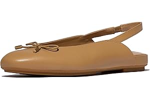 Fitflop Women's Delicato Bow Leather SlingbacksBallet Flat