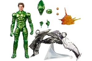 Marvel Legends Series Green Goblin, Spider-Man: No Way Home, set med deluxe-actionfigur på 15 cm med Green Goblins originalru
