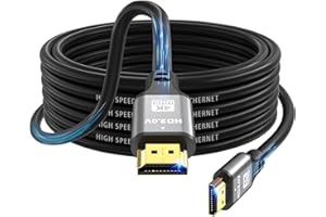 jojobnj Cable HDMI 4K 5M, Alta Velocidad HDMI 2.0 Cord 4K@60Hz 18Gbps, Ultra HD,Ethernet Audio Return,Video 4K,1080p,3D,ARC, HDR Compatible con Xbox,PS5/PS4,HDTV,Laptop ect