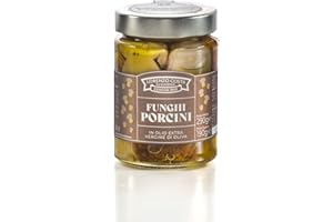 LORENZO COSTA FU EUGENIO Funghi porcini sott'olio | Funghi porcini sottolio | Porcini sottolio | Porcini sott' olio extravergine di oliva | Vasetto da 290gr