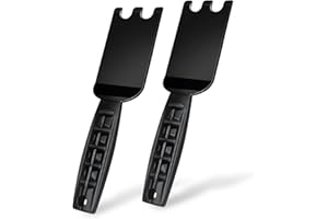 nomiou 2 Stück Spatel Schaber für George Foreman Indoor Grills, Grillreiniger Werkzeug mit ergonomischem Griff – hitzebeständiges Werkzeug für Panini Grillpresse