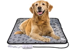 SESOANGER Puppy Heat Pad | Electric Heat Pad | Whelping Box For Dogs Heating Pad Upgraded Dog Electric Heating Pad | Large Waterproof Adjustable Warming Mat Cats | 3 Speed Temperature Adjustment Heated Pet Pad