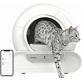 Haustier MSP08 Akıllı Otomatik Kedi Tuvaleti, Uzaktan Kontrol, 65lt Hazne, 9lt &Ccedil;&ouml;p haznesi-İyonizer K&ouml;t&uuml; Koku Giderici, Ağırl