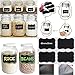 Price comparison product image Interesting® 10Pcs Reusable Waterproof Chalk Board Stickers Craft Kitchen Jar Labels