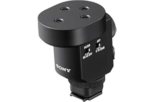 ‎SONY Sony ECM-M1, Kabelloses Shotgun Mikrofon, 8 Audioaufnahme-Modi, Kompakt & Leicht, Ideal für Kameras, Vlogs, Content Kreation, Musik, Streaming