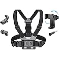 Quikprof Adjustable Chest Mount for Mobile Phone, All Action Cameras | Chest Mobile Holder | Chest Mobile Holder for vlogging | Chest Mount for Mobile and Action Cameras
