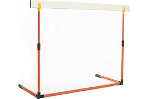AMAYA SPORT Valla Salto Plástico Desmontable, Valla para Entrenamiento Coordinación de Deporte, Valla de Ejercicio Fitness Ajustable