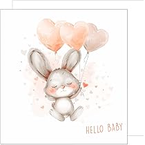 Edition Seidel Biglietto Di Auguri Per Nascita Con Busta: Design Elegante, Formato 11,5x17 Cm, Carta Di Alta Qualità Stampata In Germania, Senza Testo Interno, Ideale Per Auguri Personali - 2
