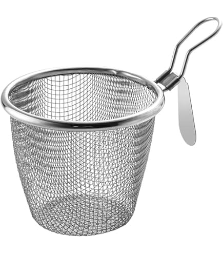 2 Colini Per Pasta In Acciaio Inox Con Manico In Legno – Cestello Scolapasta Per Spaghetti, Gnocchi E Verdure – ZAVOOS - 2