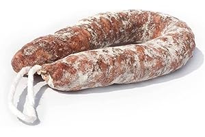 Salchichón corde de boeuf d'Espagne. Saucisson de Boeuf corde 500grs. Snack salé idéal à partager en famille/amis. Produit artisanal. Saucisse 100% naturelle. Saucisse Espagnole. Saucisson artisanal.