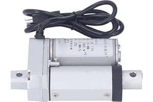 SPACNANA Siłownik Liniowy 20MM Skok Silnika Prądu Stałego Elektryczny Popychacz Pręt Teleskopowy Mikrowinda Siłowniki Ruchu Liniowego (12V)