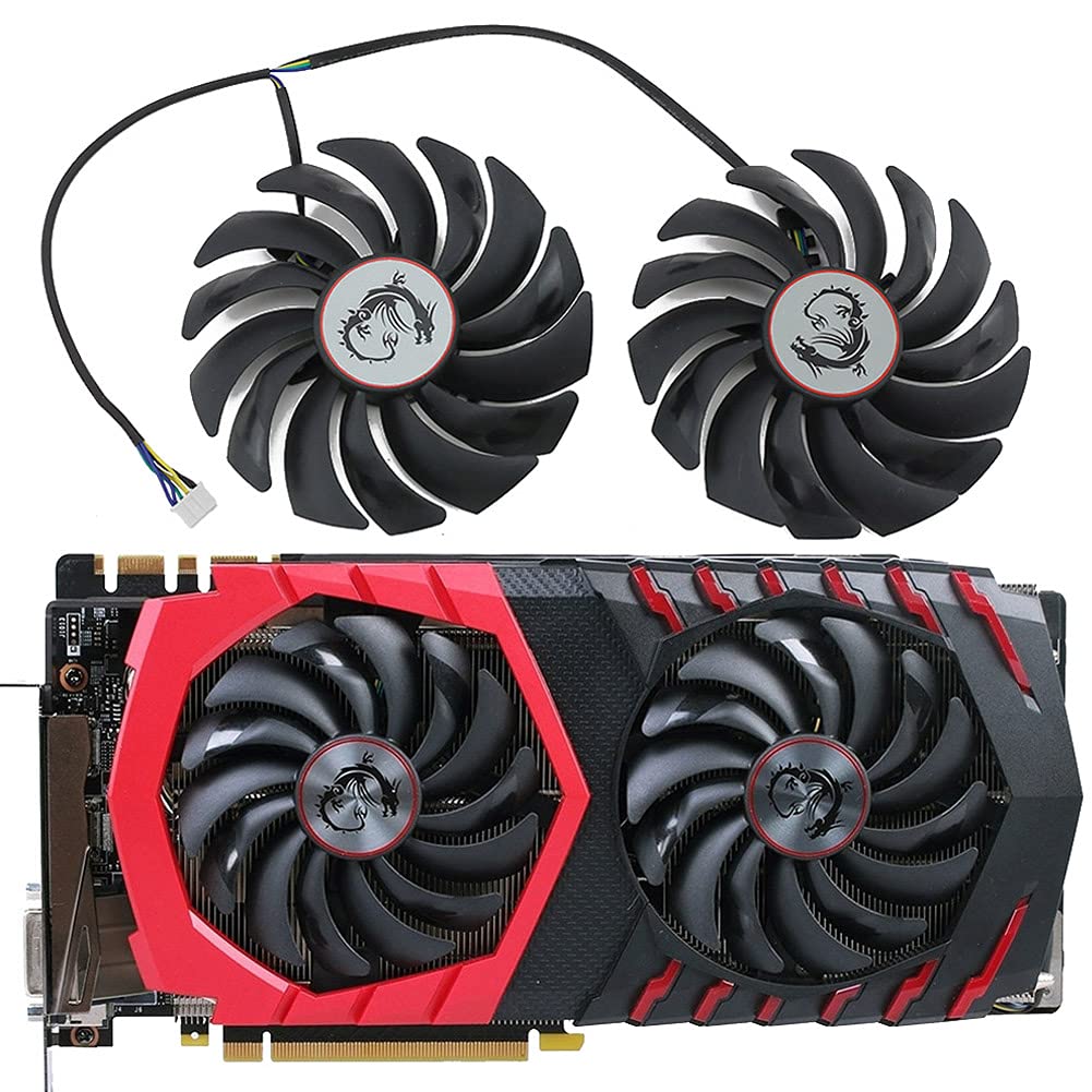 MSI Original Fan Replacement For RX470 480 570 580 GTX1080Ti 1080 1070 1060 Gaming Graphics Card Cooler Fan