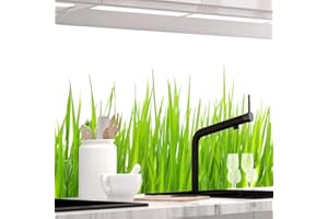 StickerProfis Küchenrückwand selbstklebend Pro Wiesen Gras 60 x 220cm DIY - Do It Yourself PVC Spritzschutz