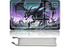 MPLR BOARD GAME Board Game MTG Playmat + Free Waterproof Bag, Stitched Edges, Smooth Rubber Surface, MTG PlayMat with Zones (An Original ANCESTRAL MASK Playmat) (MTG (3))