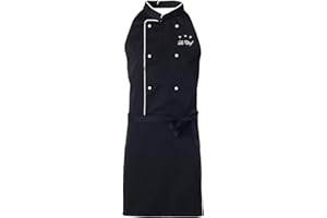 PromotionGift - Grembiule Le chef - solido nero/solido bianco