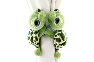 N\C 2 pz tenda cravatta posteriore cartone animato animale tenda fibbia cinturino coda lunga scimmia procione tenda holdbacks accessori decorazione camera bambini cinghie per tende Holdback (L)