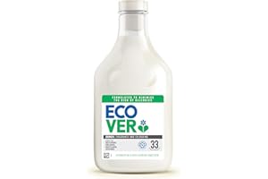 Ecover Zero Adoucissant, Adoucissant Liquide, Pour Peaux Sensibles, Hypoallergénique, Convient pour Bébé, Bouteille de 1 L