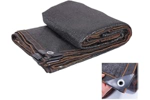 KDDEON Red de Sombreado Permeable al Agua y al Aire,Malla Sombreadora Sun Net Resistente a Los Rayos UV,con Ojales Sellados Edge,Paño de Sombra para Patio/Azotea/Garden (5x5m/16x16ft)