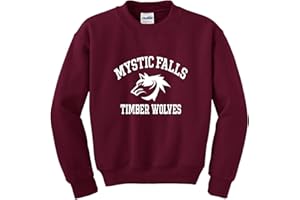 Mars NY Women's Men's Vampire Diaries Mistic Falls Salvatore 17 Crew Neck Sweatshirt