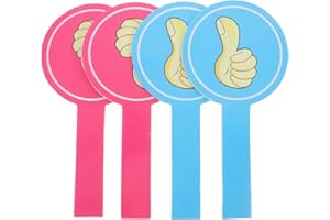 Gatuida 4 Stück Daumen Hoch Abstimmungspaddel FüR Interaktive Klassenzimmer Wiederverwendbare Schaumstoff Abstimmungstafeln FüR Bewertungen Und Wettbewerbe